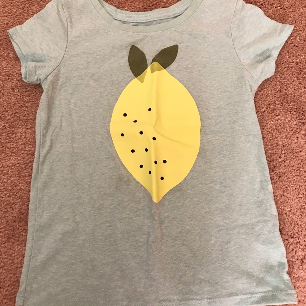 Cat & Jack| Turquoise 🍋 short sleeve shirt